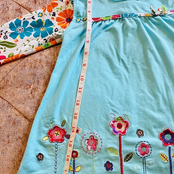 adorable blue toddler dress - Picture 4 of 8